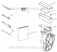 TOOL KIT 500 EFI SKS 0962574, 500 EFI RMK 0962974, AND EUROPEAN 500 EFI SKS (4931983198C007)