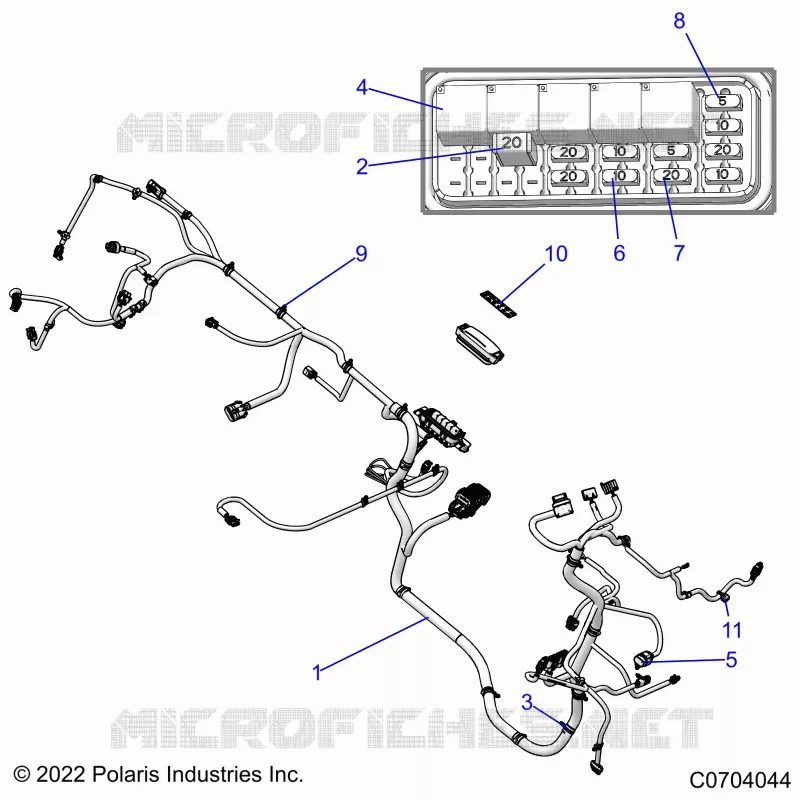 ELEKTRIC, WIRE HARNESSES, CHASSIS