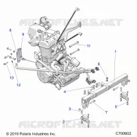 MOTOR, MOUNTING & LONG BLOCK