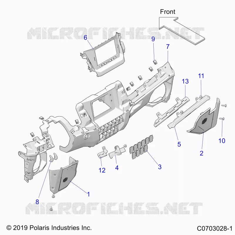 INSTRUMENTENTAFEL LOWER