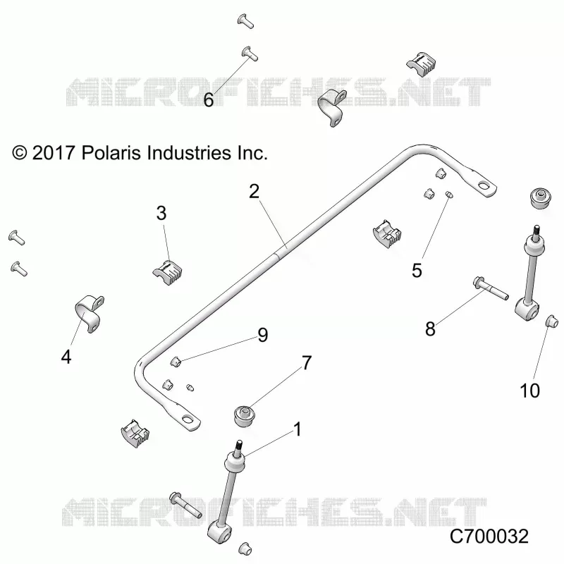 SUSPENSION, FRONT STABILISATORSTANGE- R21RRE99A9/AC/AP/AW/B9/BC/BP/BW (C700032)