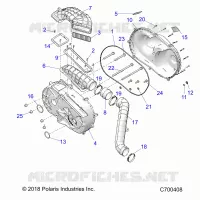 ANTRIEB, CLUTCH COVER AND DUCTING
