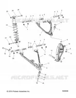 SUSPENSION, CONTROL ARMS, SCHOCK MNTG, AND SPINDLE