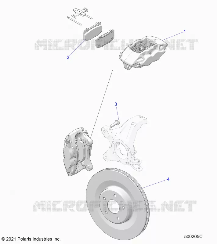 BRAKES, BREMSZANGE VORNE