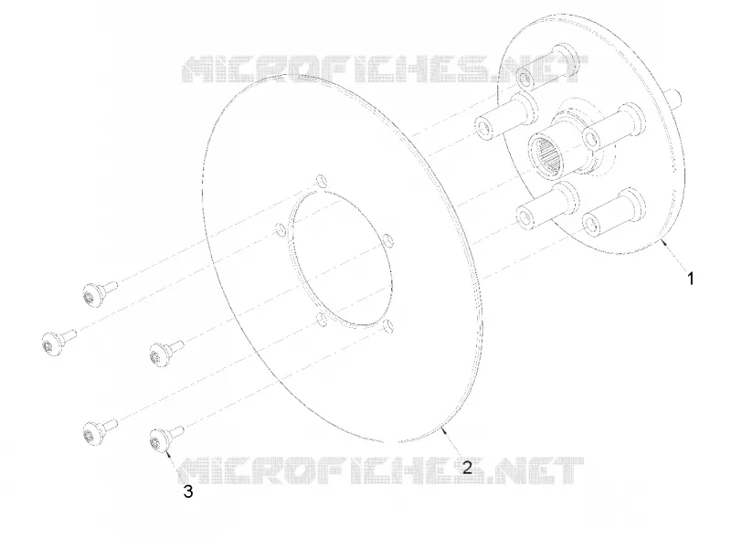 RADS, COMPONENTS, END, 9.21 INCH, DISC 5 BOLT