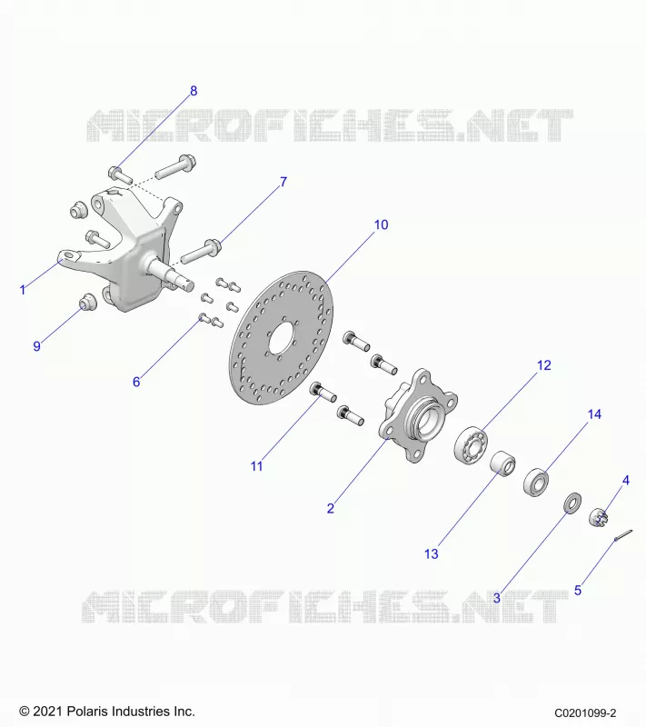 LENKUNG, FRONT HUB AND SPINDLE