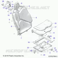 SITZ ASM.,REAR