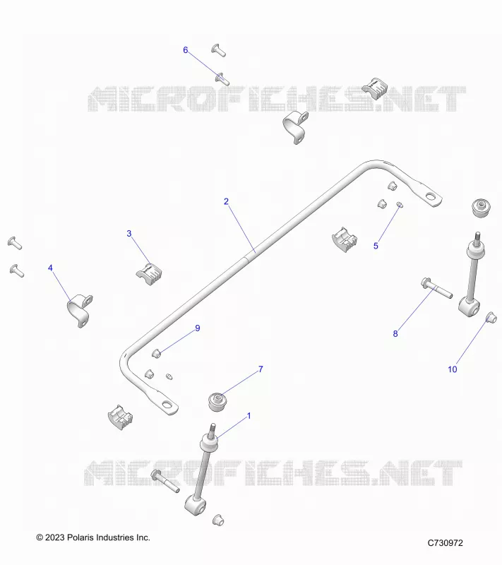 SUSPENSION, FRONT STABILISATORSTANGE