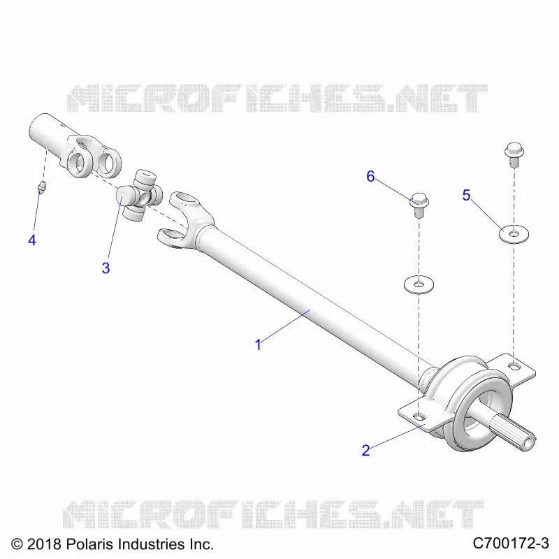 ANTRIEB, MID PROP SHAFT
