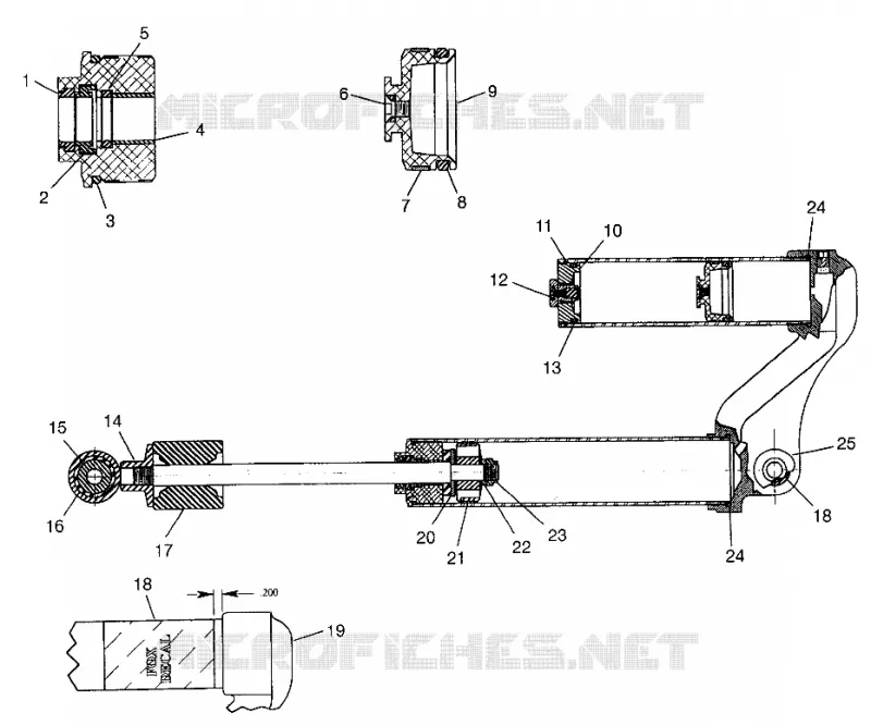 FOX SCHOCK, GAS, RESERVOIR Scrambler 400 W98BC38C (4947254725C013)