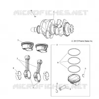MOTOR, KURBELWELLE AND KOLBEN