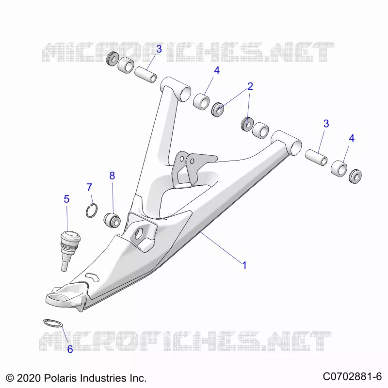 FRONT SUSPENSION CONTROL ARMS LOWER