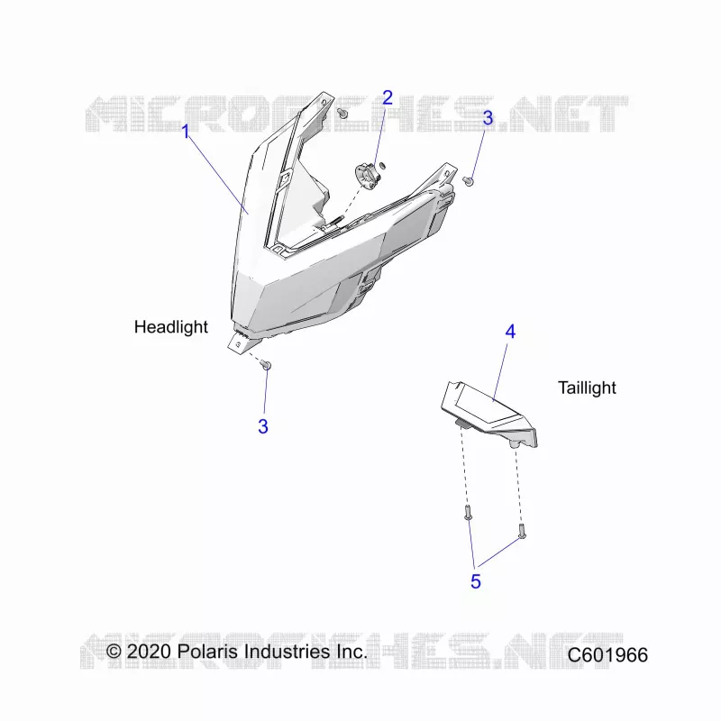 ELEKTRIC, HEADLIGHT AND TAILLIGHT
