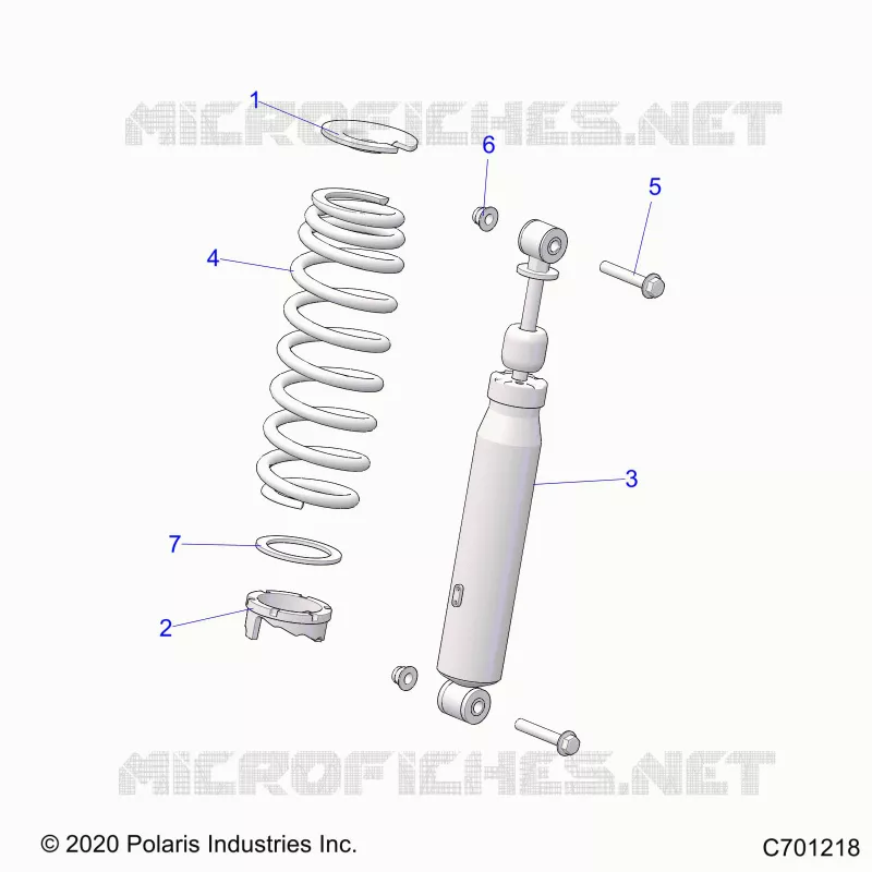 SUSPENSION, FRONT SHOCK MOUNTING