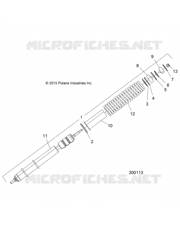 SUSPENSION, FRONT STRUT