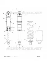SUSPENSION, FRONT SHOCK TRACK (7044404)
