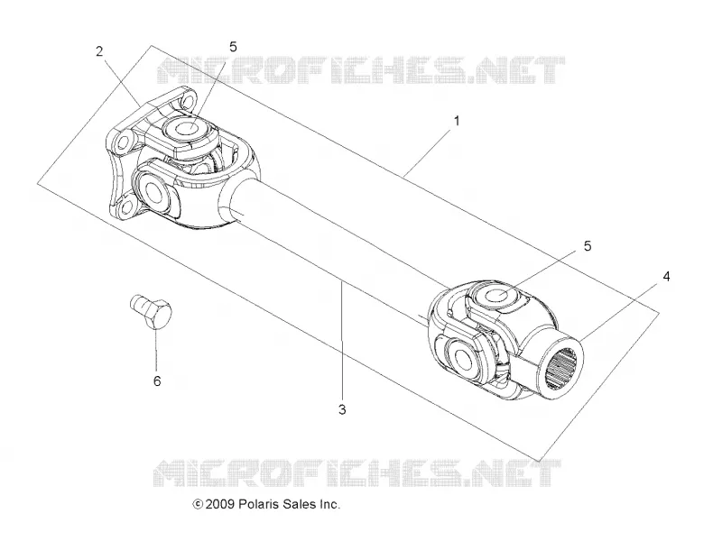 DRIVE TRAIN, KARDANWELLE, REAR