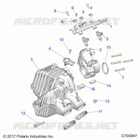 ENGINE, LUFTEINLASS MANIFOLD