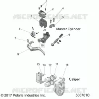 BRAKES, CALIPER AND MASTER ZYLINDER ASM.