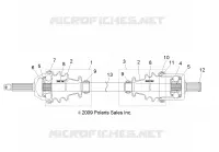 DRIVE TRAIN, GETRIEBE VORNE SHAFT