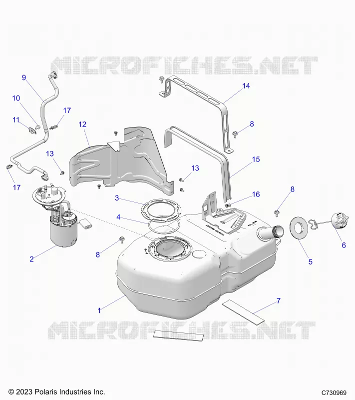 KRAFTSTOFFSYSTEM, FUEL TANK ASM.