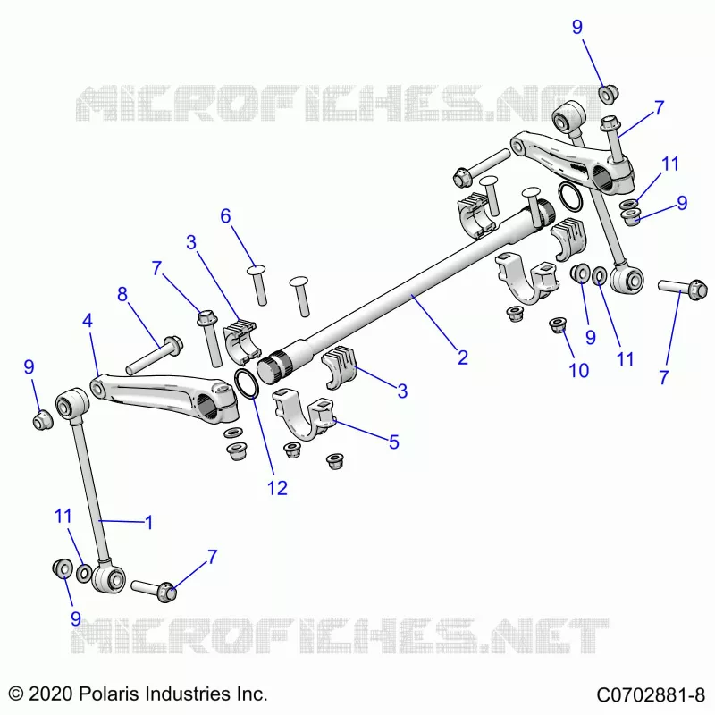 SUSPENSION, FRONT STABILISATORSTANGE