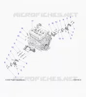 MOTOR, MOUNTING & LONG BLOCK