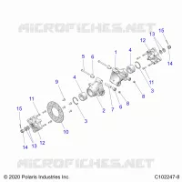 HINTERRADAUFHÃ„NGUNG HUBS, CARRIER AND BRAKE DISC- A21SDE57K4 (C102247-8)