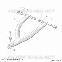 FRONT SUSPENSION CONTROL ARMS UPPER