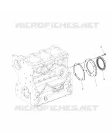 ENGINE, KURBELWELLE OIL SEAL FLANGE
