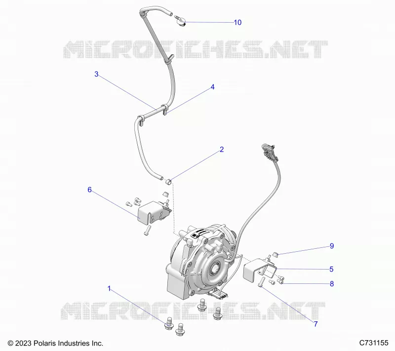 ANTRIEB, FRONT GEARCASE MOUNTING