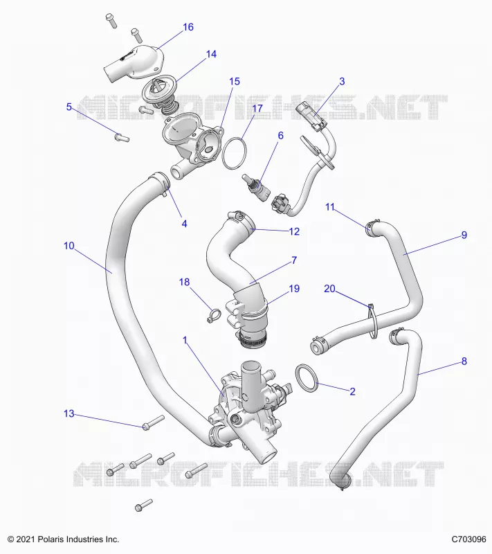 MOTOR, WATERPUMP AND BYPASS