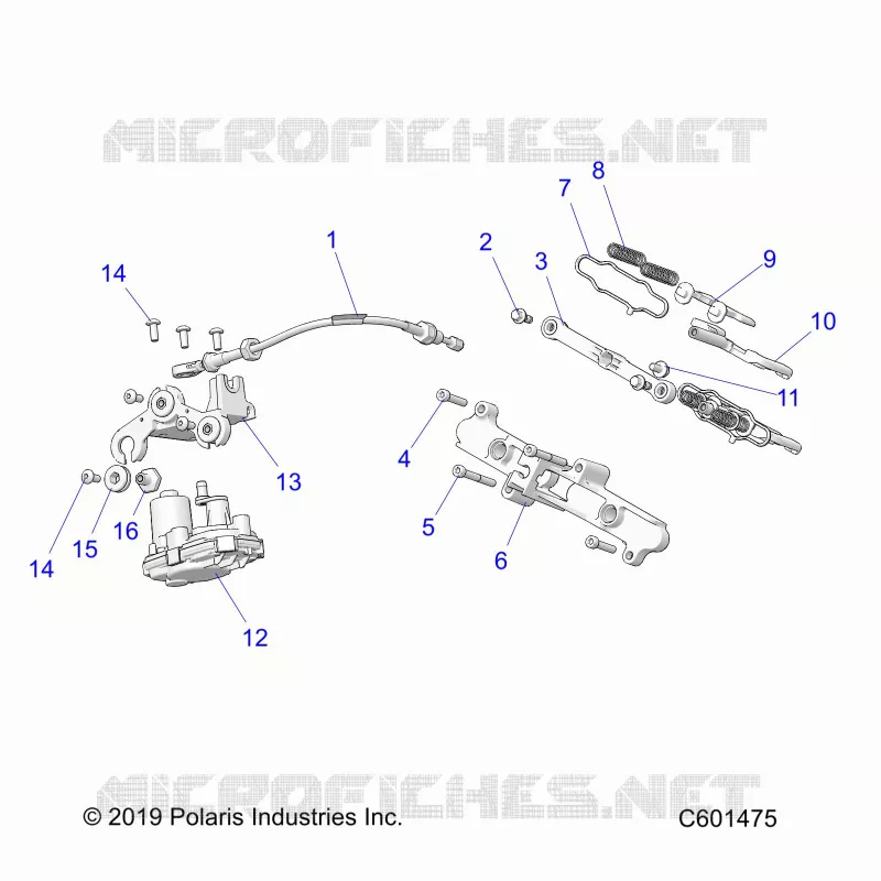 ENGINE, AUSPUFFKLAPPE ASM. AND ACTUATOR -S24TLP8RS (C601475)