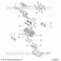 ZYLINDER HEAD, CAM AND VALVES