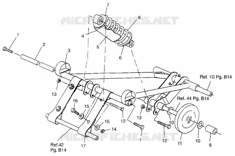 FRONT Drehmomentarm SPORT TOURING 0960243 and EUROPEAN SPORT TOURING E960243 (4932223222C001)