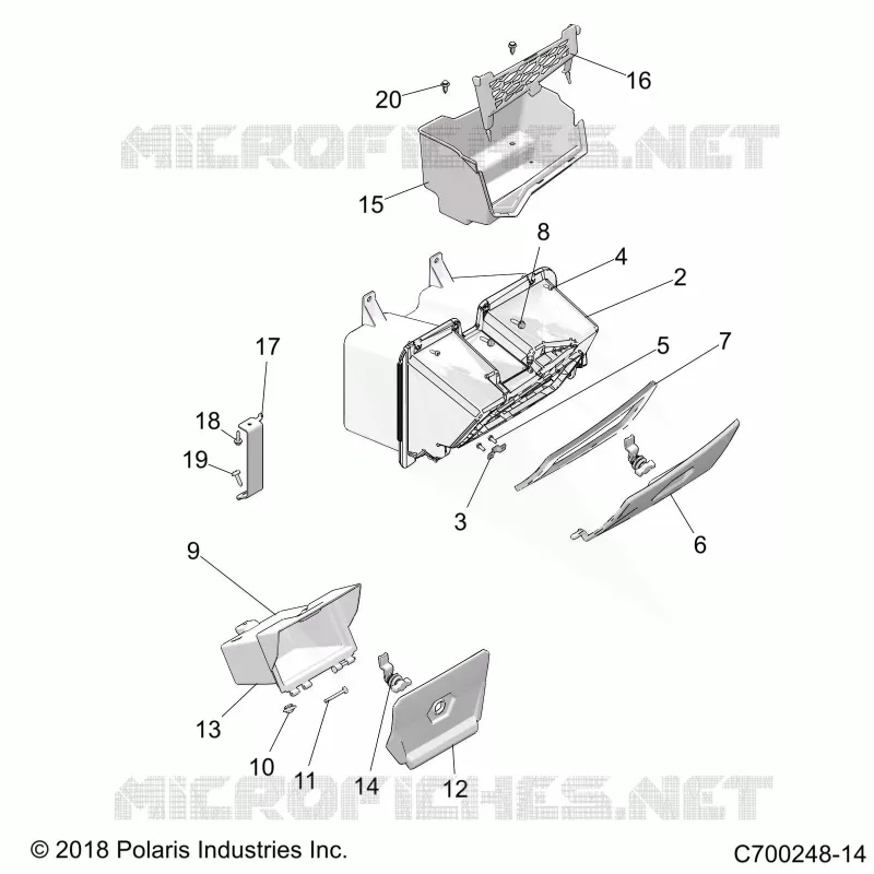 INSTRUMENTENTAFEL STORAGE