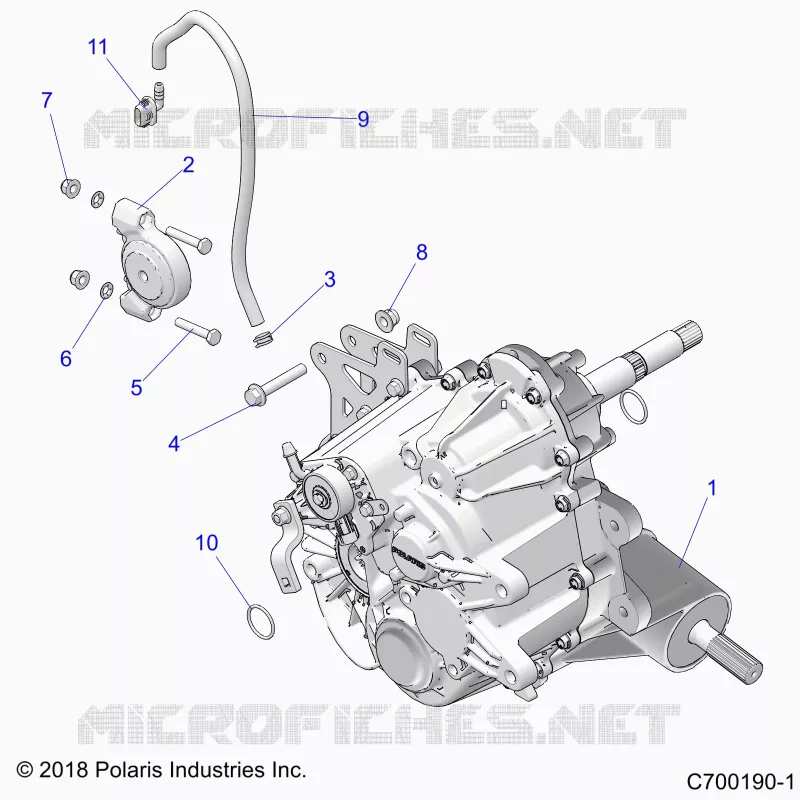 ANTRIEB, MAIN GEARCASE MOUNTING