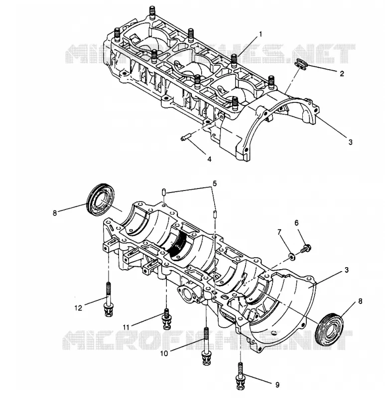 CRANKCASE XLT 0966756 (4933823382C005)