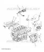 ENGINE, MANIFOLDS, AND FUEL RELATED PARTS