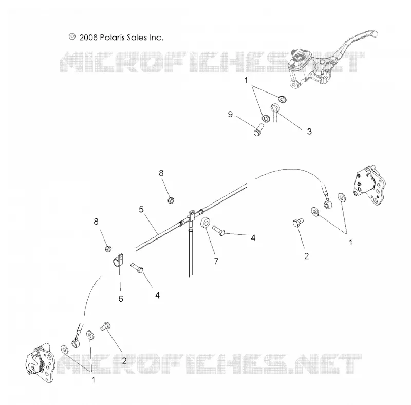 VORDERBREMSE BREMSE LINES