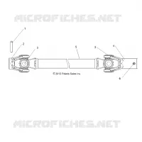 DRIVE TRAIN, FRONT KARDANWELLE