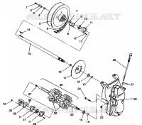 ANTRIEB ASSEMBLY CLASSIC E942865 and  CLASSIC TOURING E942875 (49274027400020)