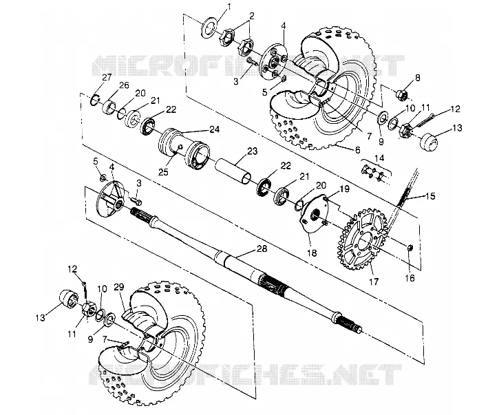 HECKANTRIEB ASSEMBLY 4x4 300 W948130 (4926762676C005)