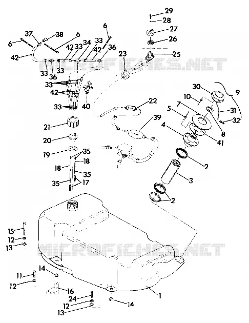 TREIBSTOFF TANK SL 650/B924058 (4922922292005A)