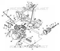 MOTORAUFHÄNGUNG 4X4 350L S938139 (4924342434004A)