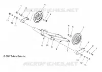 SUSPENSION, HINTER Drehmomentarm (M-10)(LX)