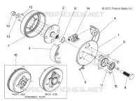 RADS, COMPONENTS, END, LEFT REAR