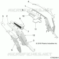 KAROSSERIE HINTEN FENDERS AND BEZELS- Z22N4M99AR (C700248-8)