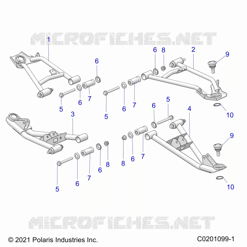 FRONT SUSPENSION CONTROL ARMS