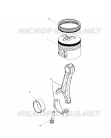 ENGINE, CONNECTING ROD AND KOLBEN SET